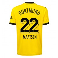 Fotbalové Dres Borussia Dortmund Ian Maatsen #22 Domácí 2023-24 Krátký Rukáv